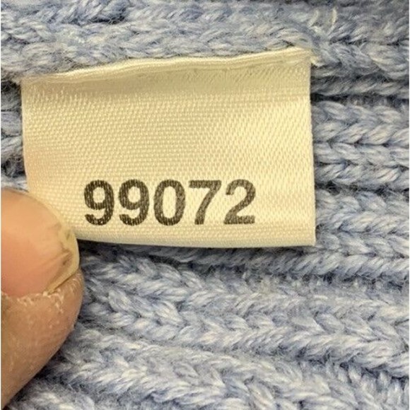 Ann Taylor Cardigan Sweater Women’s X-LARGE Baby Blue 2 Button Ribbed V-Neck USA - Picture 15 of 16
